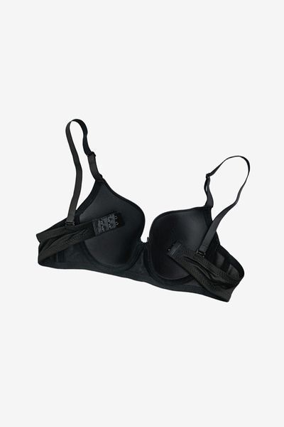 Бюстгальтер гладкий класичний, чорний 7700-black-75 фото